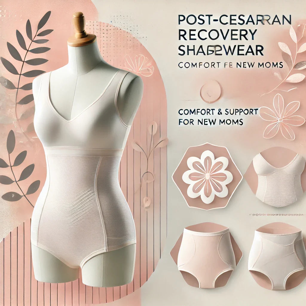 Post-cesarean shapewear for recovery and comfort